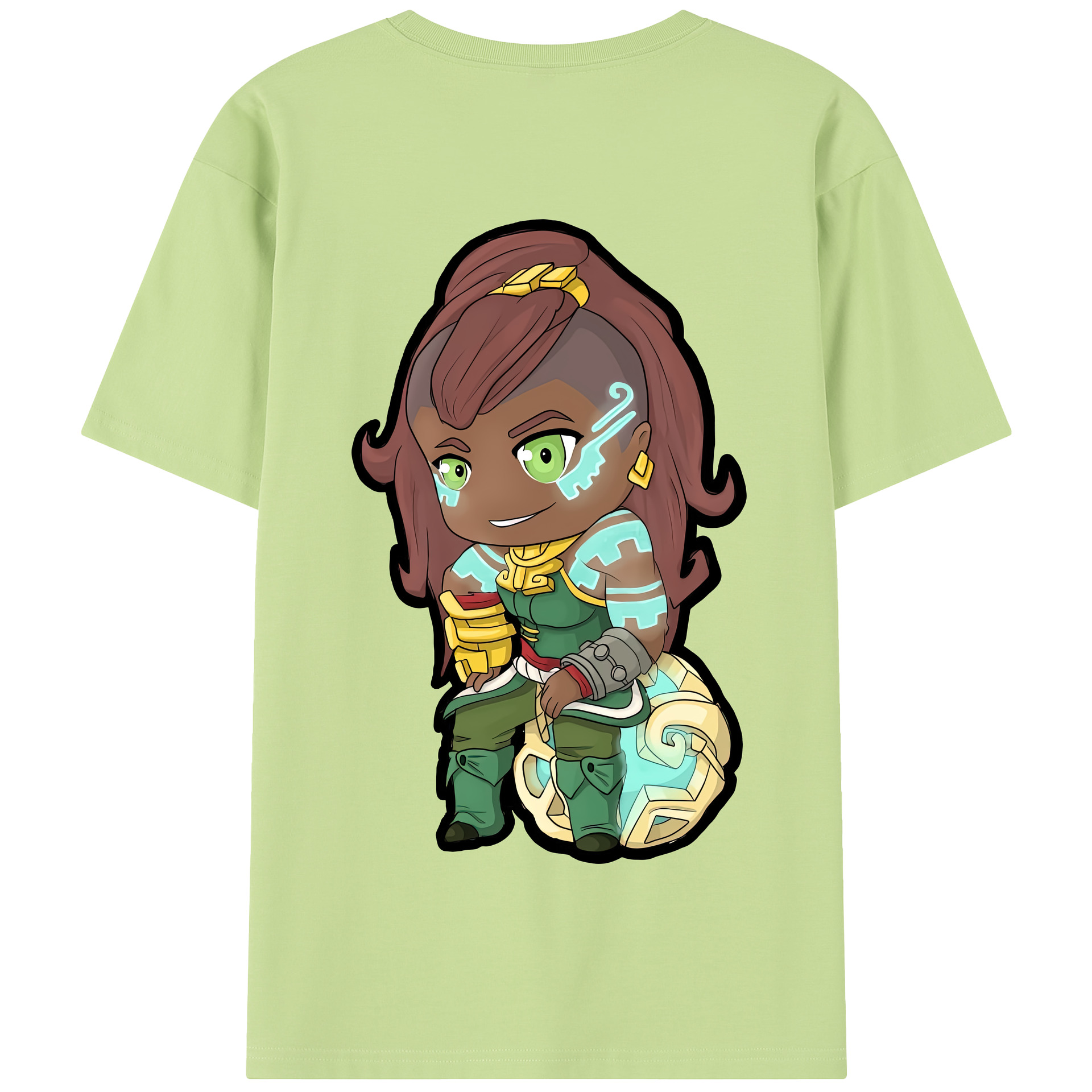 リーグ・オブ・レジェンド League of Legends LOL 綿100％半袖Tシャツ（背面プリント）